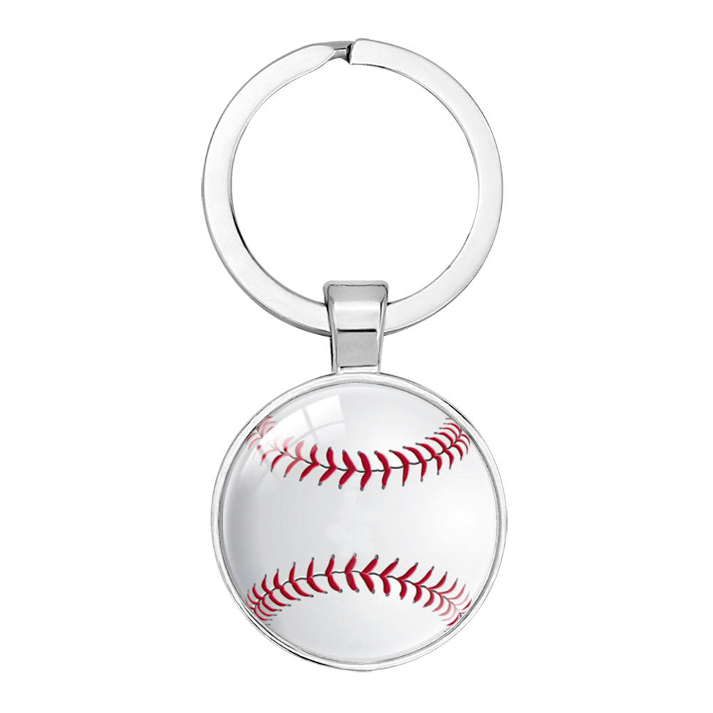 Wholesale Sports Pendant Baseball Rugby Icon Keychains